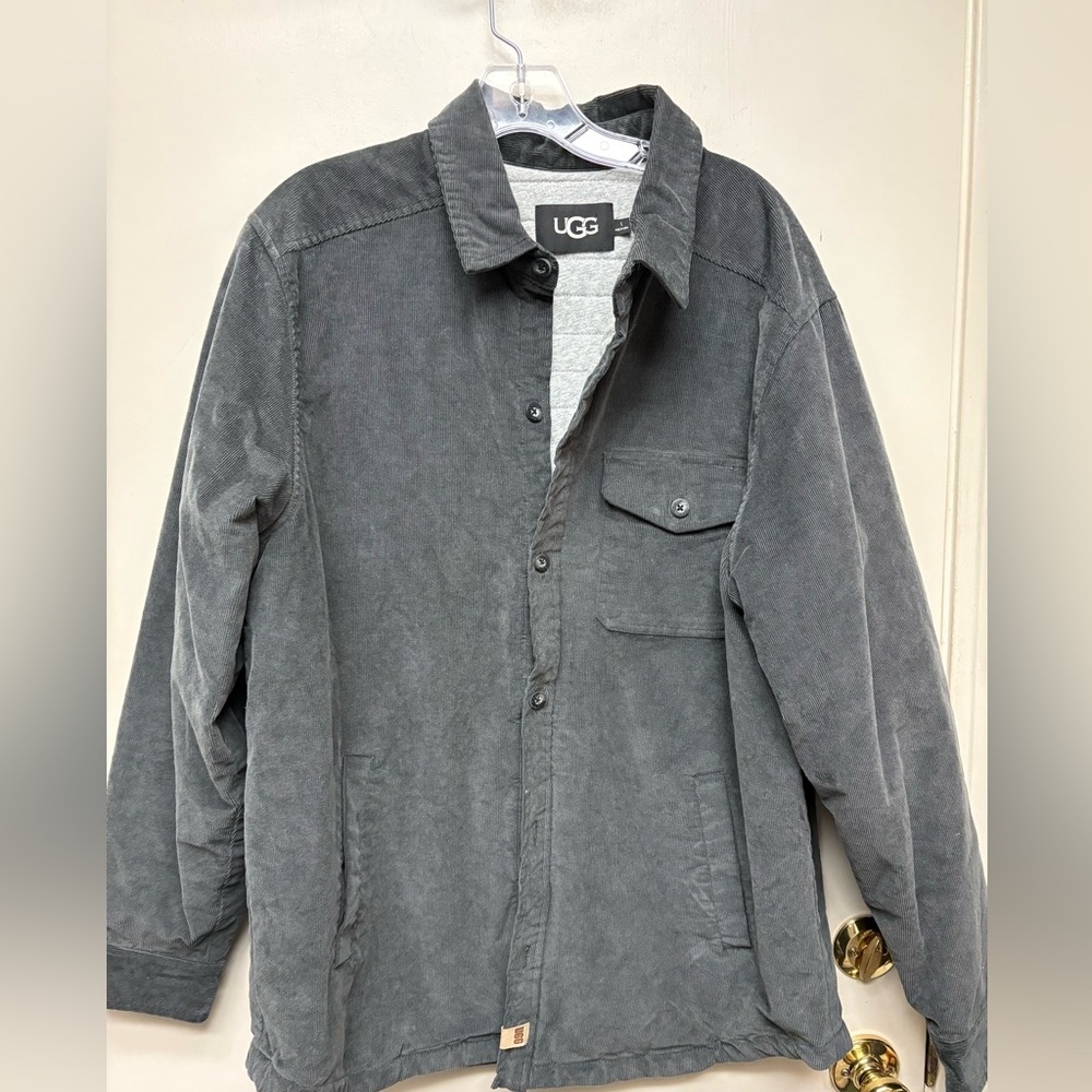 Ugg Gray Lightweight Shirt Jacket - image 1
